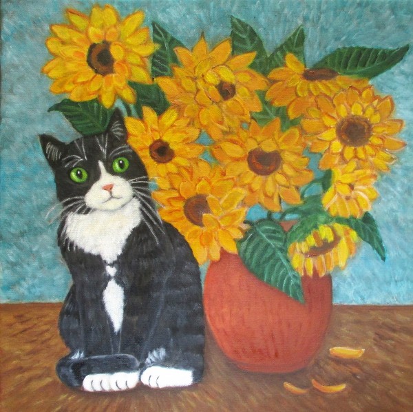 Vincents cat  by Gloria Gill 